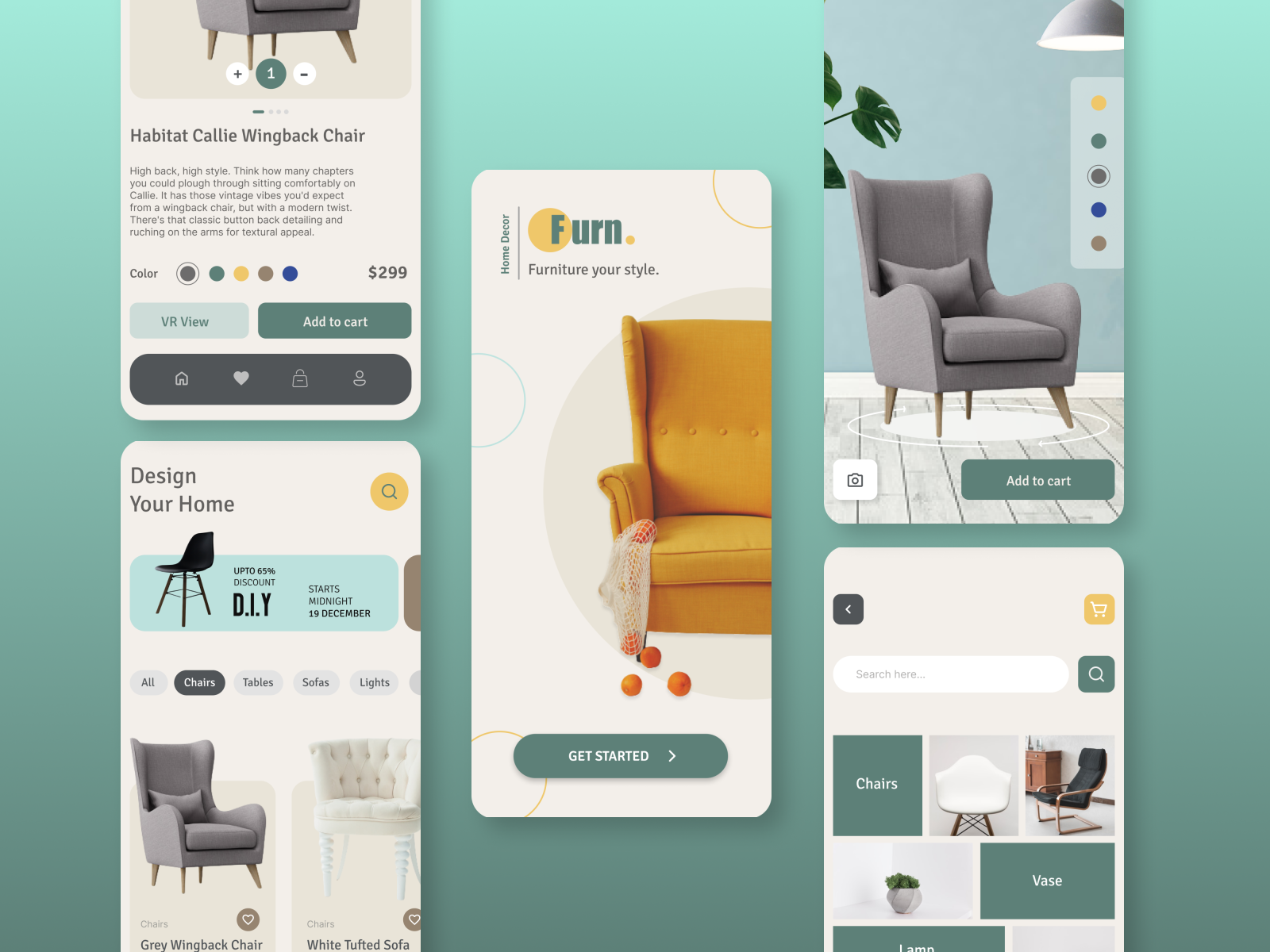 Home Decor :: Furniture App By Racheal James On Dribbble