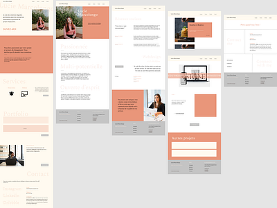 My first website graphic design portfolio webdesign