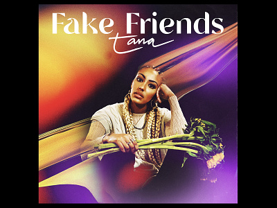 Tana-Fake Friends. album cover artwork cover art design