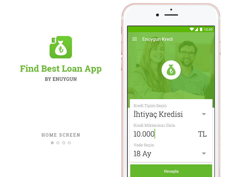Find Best Loan App app apply bank finance find form list loan material design md money