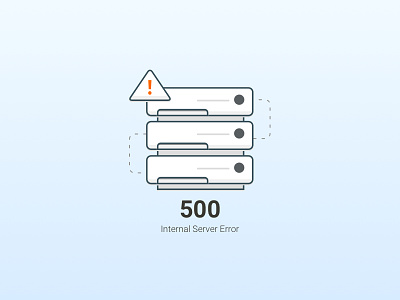 500 Internal Server Error | Daily UI 500 app error flat icon iconography icons internal server support ui ux