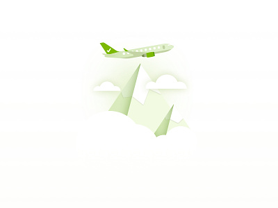 "Order completed" Illustration | Daily UI booking completed flight illustration mountain order set up success ui