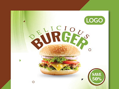 Delicious Burger Design animation app backg branding clean design designs flat graphic design icon illustration illustrator logo minimal typography ui ux vector web website