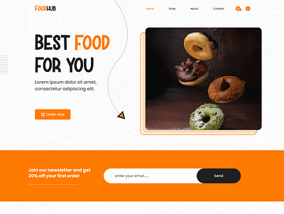 Best Food Website Mockup Design 2022 branding concept custom design design figma food food design food website graphic design logo mockup typography ui web web mockup website xd