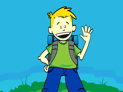 My little adventurer adventurer boy illustration kid