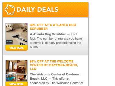 Daily Deals dailydeals wheretraveler widget