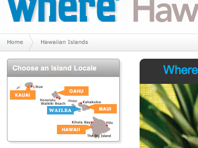 Choose an Island hawaii map navigation wheretraveler