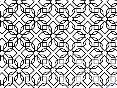 Eight Point Flower Pattern geometric pattern