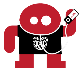 Dribbble Creature black ipodnano letsplay martian music radiohead red