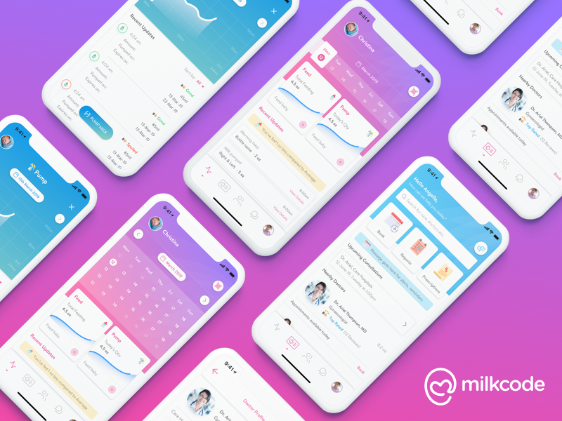 Milkcode iOS & Android app