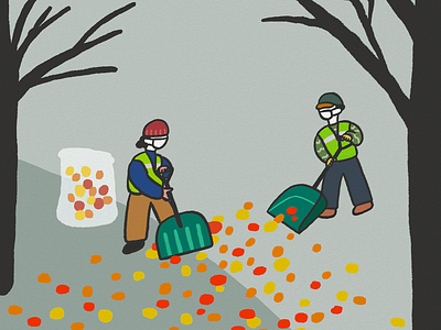 Erasing autumn cldmoo cloudmoo illust illustration illustrator 그림 삽화 운무