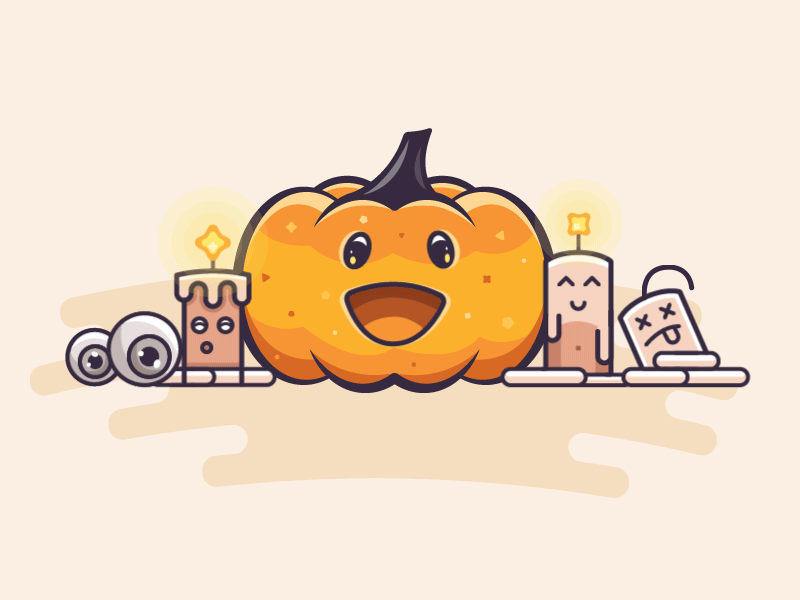 Groovy Halloween by Mike Voropaev on Dribbble