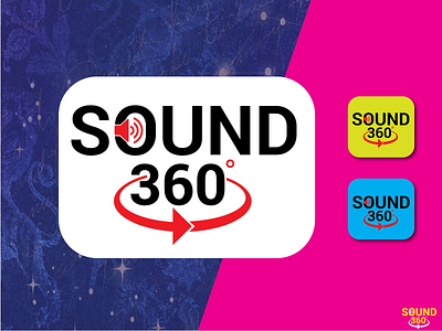 sound 360 logo design 360 abstract logo branding design graphic design illustration logo logo design modern modern logo sound logo speaker logo typography vector