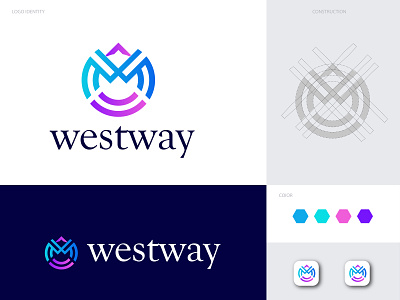 W logo design app branding design graphic design illustration logo typography vector