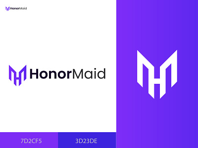 HM logo branding design graphic design hm hm logo illustration logo typography vector