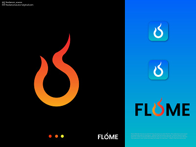 Flame logo branding design flame logo freelancer freelancer sourov graphic design illustration logo logo design vector