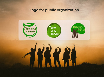 Logo for public organization "Recreateam" design graphic design logo ui