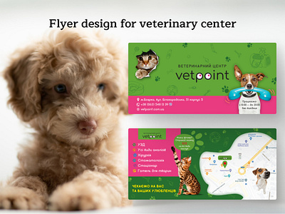 Flyer design for pets clinic