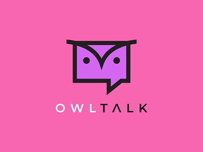 Owl Talk Brand branding design graphic design illustration logo minimal minimalist ui ux vector