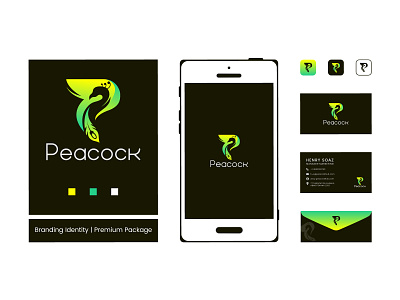 Peacock Brand Identity Sample branding design graphic design illustration logo minimal minimalist ui ux vector