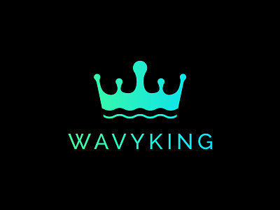 WavyKing branding design graphic design illustration logo minimal minimalist ui ux vector