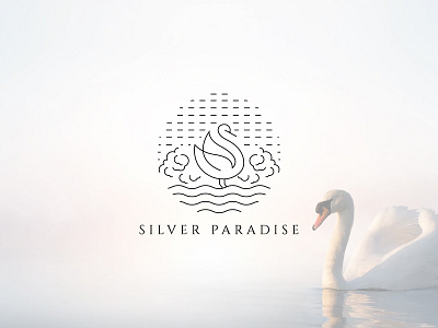 Silver Paradise Logo Design branding design graphic design illustration logo minimal minimalist modern logo design vector