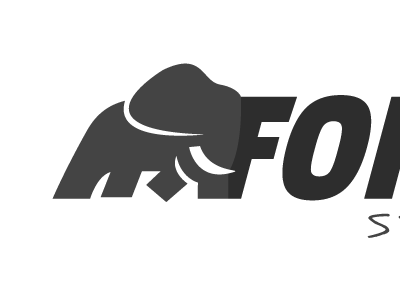 Elephant Logo branding construction elephant logo