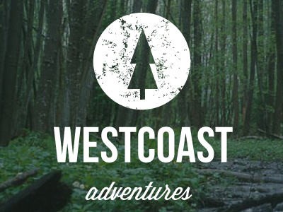 Westcoast adventures forest logo modern nature outdoors simple tree vancouver