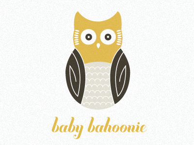 Baby Bahoonie baby boutique clothes clothing mustard yellow owl retro texture