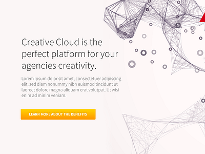 Creative Cloud button cc creative cloud itsmellor poly ui