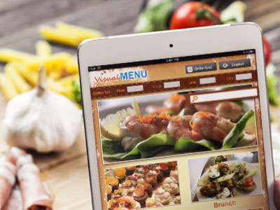 Restaurant Visual Menu app design ipad app ui design uiux application ux design