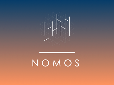 Nomos - logo branding canvas collaborative design desktop gradient logo sketch ui