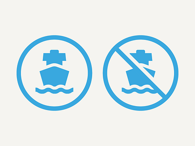 To boat or not to boat boat icon pictogram sail sailing ship signage