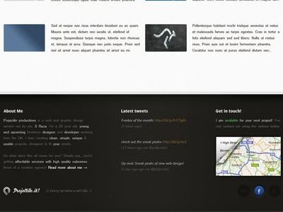 Portfolio Redesign (Footer)