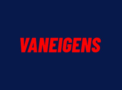 VANEIGENS - Visual Identity brand identity branding company consulting corporate identity design graphic design logo salesforce sports typography visual identity