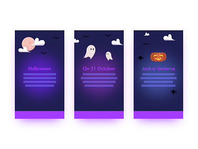 Happy Halloween 2 graphic gui halloween icon illust illustation sketch uidesign