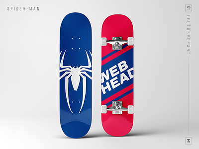 #FuturPopArt Day 1 - SpiderMan decks design graphic design illustration pop art skateboard spider man the futur