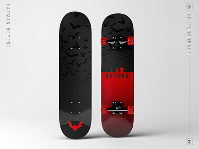 #FuturPopArt Day 5 - Batman Beyond batman decks design graphic design illustration pop art skateboard the futur