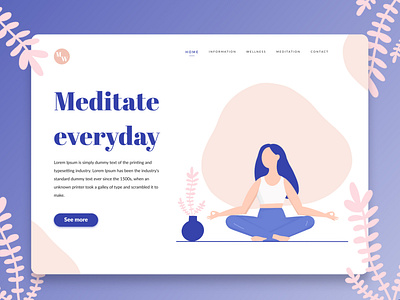 Meditation Web Design