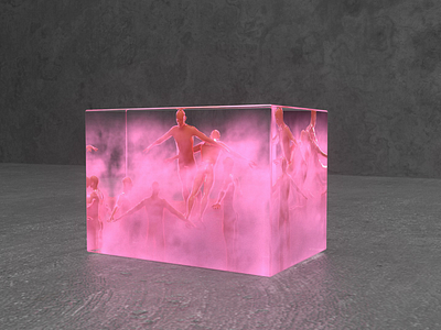 Fog Tank 3d 3dart animation c4d design fog modern motion graphics neon nft vibrant