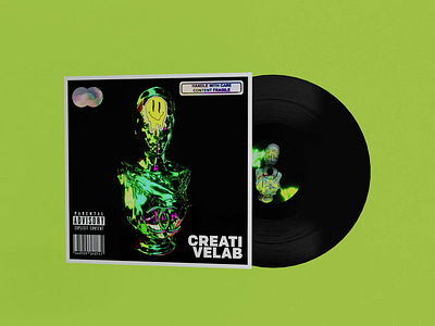 Vinyl Record 3d 3dart animation c4d design mockup motion graphics neon nft record substancepainter vinyl