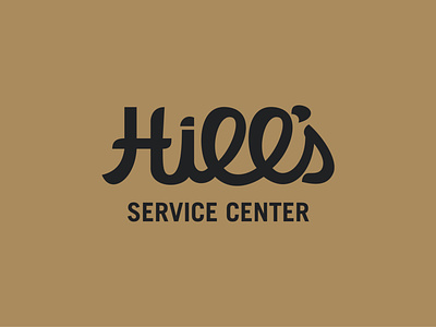 Hill's wordmark branding design lettering typography vector