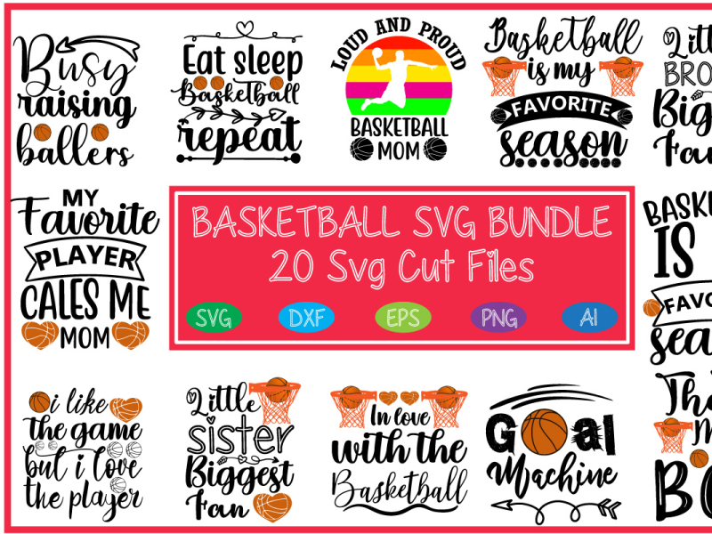 Basketball SVG Bundle by Sheuly Khatun on Dribbble