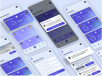 Bitcommit Mobile App Interface and Product Design