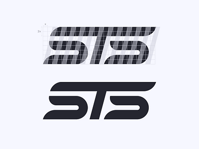 STS Logo Identity Design app autoparts bitcoin blockchain brand identity branding crypto design golden ratio identity design logo logo design race car racing sts logo