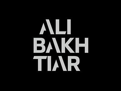 Ali Bakhtiar dj logo techno