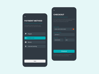 Check out screen for Daily UI 002 graphic design ui