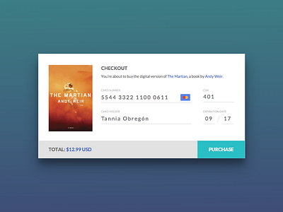 Daily UI 002: Credit Card Checkout 002 checkout credit card dailyui ecommerce form ui