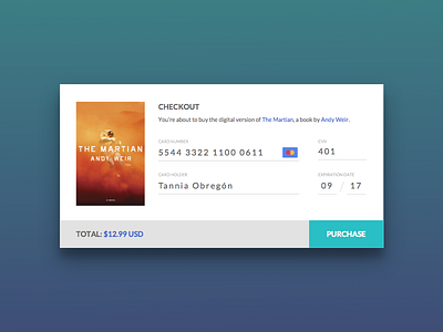 Daily UI 002: Credit Card Checkout