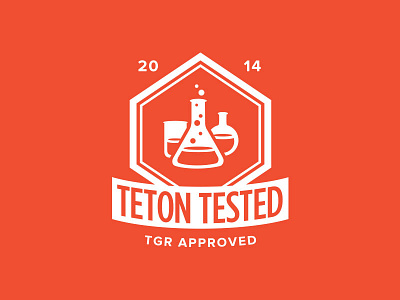 Teton Tested Logo beakers graphic design logo logo design review ski snowboard tested